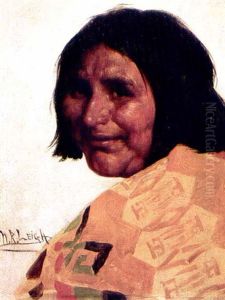 Indian Head - Woman (study No. 3) by William Robinson Leigh