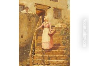 Tit For Tat by Edmund Blair Blair Leighton