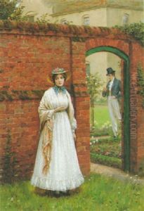The Time And The Place by Edmund Blair Blair Leighton
