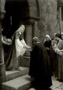 The Charity Of St. Elzabeth Ofhungary by Edmund Blair Blair Leighton