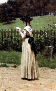 The Love Letter by Edmund Blair Blair Leighton