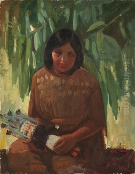 Portrait Of An Indian Girl - view 1