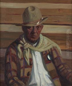 Portrait Of A Cowboy, Possibly Charles Marion Russell