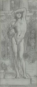 Study For Boy Holding A Vase