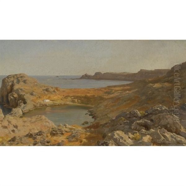 St. Paul's Bay At Lindos, Rhodes - view 1