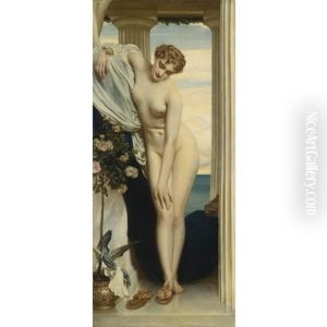 Venus Disrobing For The Bath by Lord Frederick Leighton