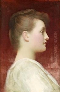 Girl In Profile by Lord Frederick Leighton
