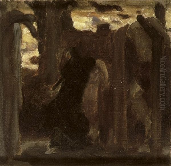 Rizpah (study) - view 1