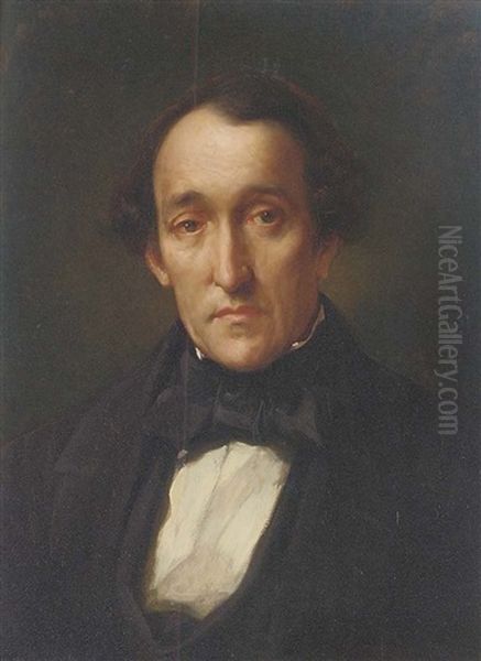 Portrait Of Dr. Frederic Septimus Leighton, The Artist's Father - view 1