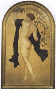 A Dancing Athlete With An Olive Branch