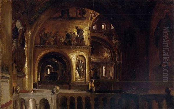The Interior Of St. Mark's, Venice - view 1