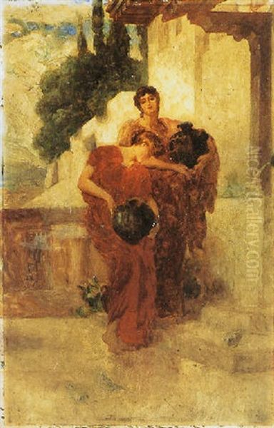 Two Figures In Captive Andromache - view 1