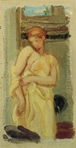 Lostephane (preliminary Study) by Lord Frederick Leighton