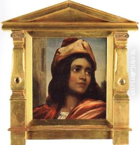 The Musician In The Cimabue by Lord Frederick Leighton