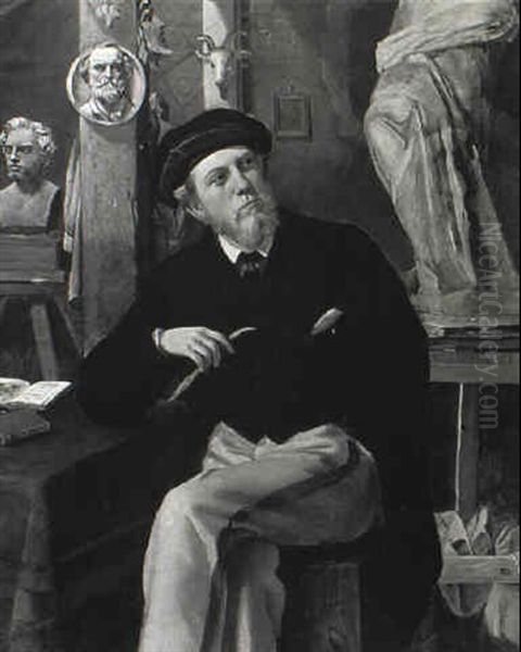 Sculptor In His Studio - view 1
