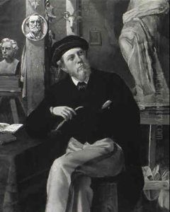 Sculptor In His Studio by Lord Frederick Leighton