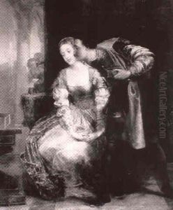 The Merchant Of Venice, Portia And Bassanio by Lord Frederick Leighton