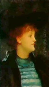 Portrait Of A Woman by Lord Frederick Leighton
