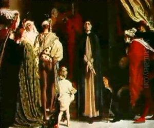 Dante In Exile Thou Shalt Prove How Salt The Savour Is Of Others Bread: Howhard The Passage To Desend by Lord Frederick Leighton