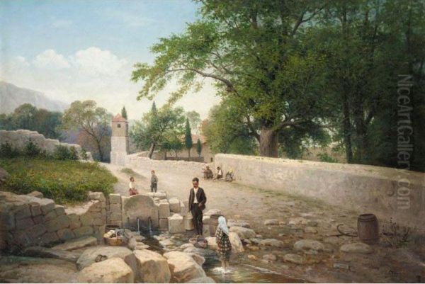 Chechen Village Scene - view 1
