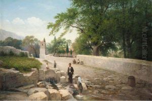 Chechen Village Scene