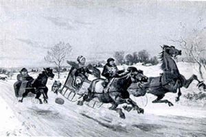 A Mishap While Sleighing by Scott Leighton
