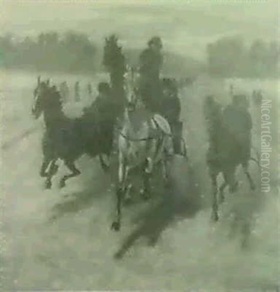 Sleighing Scene - view 1