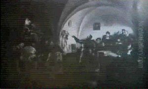 Szene Aus Dem Bauernkrieg by Anton Robert Leinweber