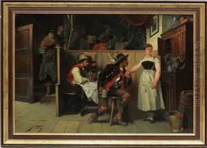 Der Aufdringliche Verehrer In Einem Wirtshaus