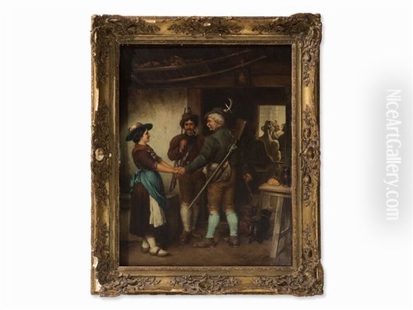 Farewell Of The Hunters (after Franz Von Defregger) - view 1