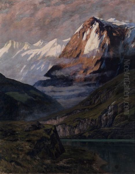 Norwegische Berglandschaft Mit Fjordsee - view 1