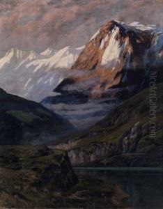 Norwegische Berglandschaft Mit Fjordsee