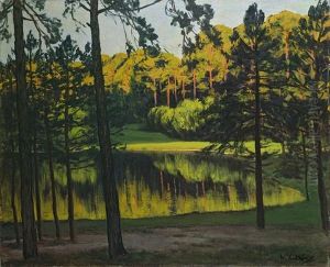 Schlachtensee Bei Berlin by Walter Leistikow