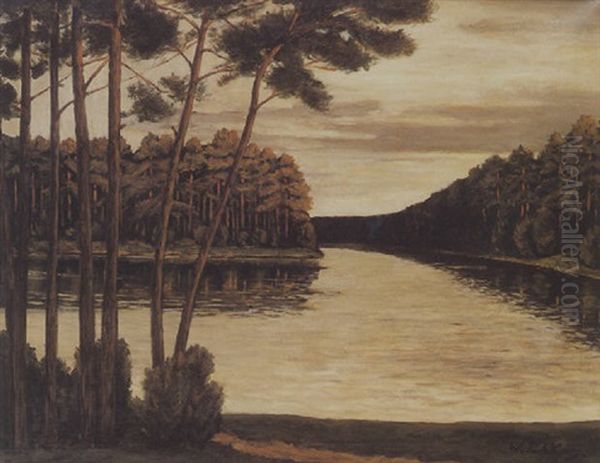 Der Grunewaldsee Im Abendlicht - view 1