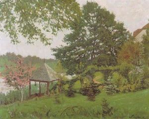 Garten In Grunau Bei Berlin by Walter Leistikow