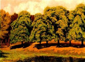 Blooming Chestnuts by Walter Leistikow