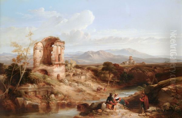 A Ruin In The Campagna Of Rome - view 1