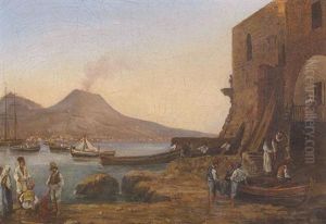Vue De Naples by William Leighton Leitch