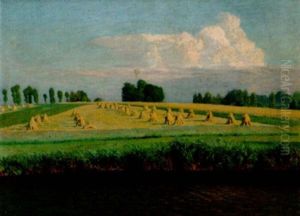 Sommerlandschaft Mit Kommandln by Thomas Leitner