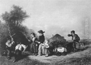 The Pet Bird's Funeral by Eugene Joseph Lejeune