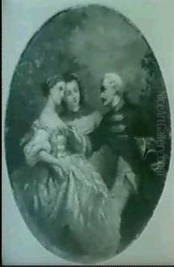 Galante Szene by Eugene Joseph Lejeune