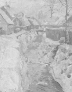 Dorf Im Winter Dorf Im Winter