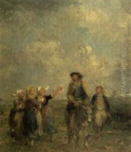 Bretonnes by Adolphe Pierre Leleux