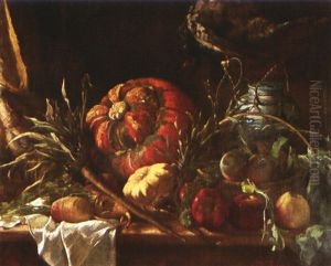 Stilleben Mit Gemuse by Armand Hubert Simon Leleux