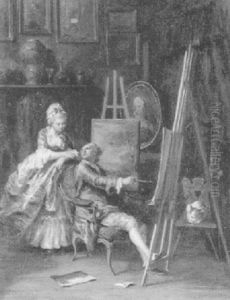Maternite by Louise-Emilie Leleux-Girard