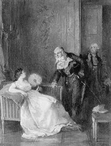 The Proposal by Louise-Emilie Leleux-Girard
