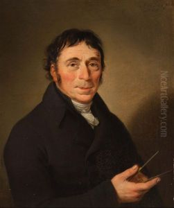 Portrait Of A Man by Adriaen de Lelie