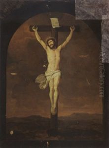 Christ On The Cross by Adriaen de Lelie