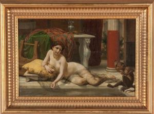 Reclining Nude Near Pool Reclining Nude Near Pool