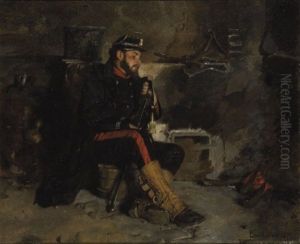 Hussard by Alexandre-Louis Leloir